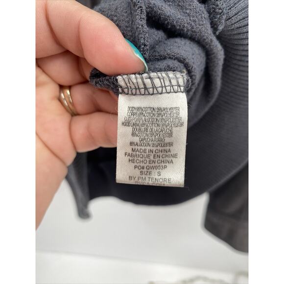 RVCA Mens Long Sleeve with Front Pockets Full Zip Hoodie Jacket Gray Size S - Picture 5 of 10